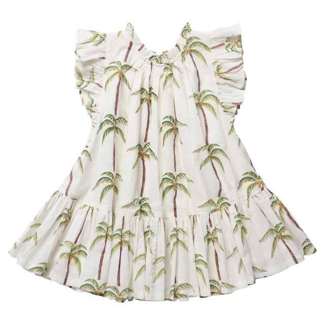 strapless open back dress Girls Dresses | Peachy- Pink Tiny Roses
