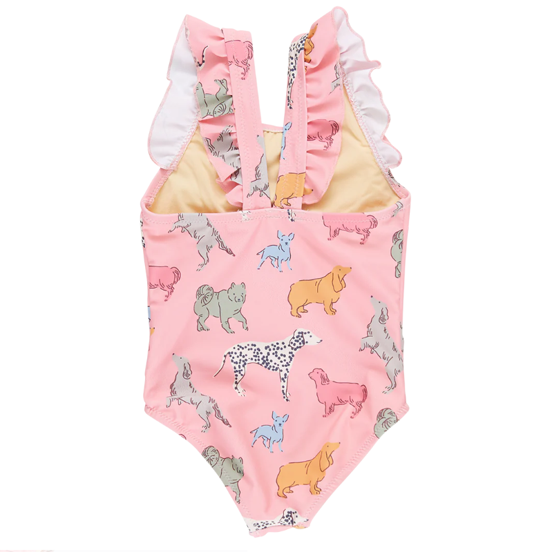 Pink chicken swimsuit shop